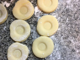 Pepas sin gluten de frutilla o dulce de leche