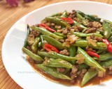 Foto langkah ke 3 dari resep Tumis buncis daging giling.