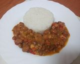 A picture of step 5 of Pinto Beans with White Rice for Students.