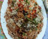 A picture of step 3 of Zafrani sufyani Mutton pulao.