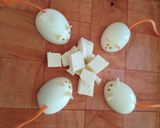 Foto del paso 9 de la receta: Ratones divertidos (huevo)