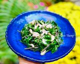 Hình bước làm 3 của món Rau Rừng Tím Xào Tỏi