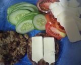Foto langkah ke 7 dari resep Burger Beef Fatty Homemade.
