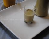A picture of step 4 of Green tea milk.
