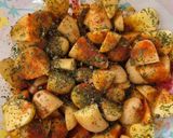 Une image de l'étape 2 de Potatoes au paprika fumé, ail des ours et romarin.