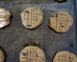 A picture of step 3 of Peanut Butter Chocolate Chip Cookies GF.