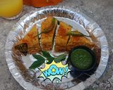 A picture of step 4 of Potato Bread Pakora Sandwich.