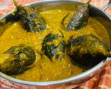পীনাট স্টাফড বেগন মাশলা (Peanut stuffed begain masala recipe in Bengali) রেসিপি ধাপ - 6 ছবি