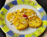 A picture of step 8 of Stuffed Mango Ice cream Kulfi.