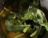 A picture of step 2 of Beetroot Spinach Roulade/ Pink & Green Roulade.