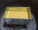 A picture of step 9 of Hot milk tea cake (without oven).