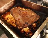 Une image de l'étape 7 de Gigot d'agneau mariné, ail fumé.
