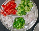 A picture of step 2 of Green Crunch Chana Puff Salad — Quick, Tangy & Super Crunchy !.