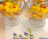 A picture of step 4 of Mango custard pudding.