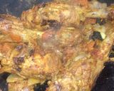 A picture of step 12 of Tawa chicken drumsticks.