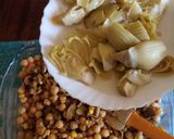 Foto del paso 6 de la receta: Ensalada templada de garbanzos con champiñón y gambas