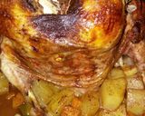 صورة لخطوة 2 من وصفة دجاجه على قنينه وبالخضار 🍗🍗😀