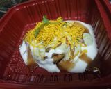 A picture of step 4 of Alu Tikki Chat.