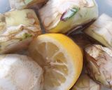 Foto del paso 2 de la receta Corazones de alcachofas con queso y beicon