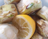Foto del paso 2 de la receta: Corazones de alcachofas con queso y beicon