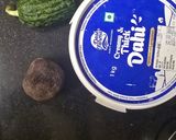 A picture of step 1 of Beetroot kachari raita.