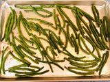 Lemon Mustard Roasted Green Beans