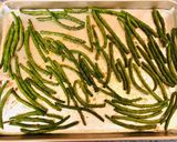 A picture of step 6 of Lemon Mustard Roasted Green Beans.