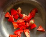A picture of step 4 of Tomato Curry.
