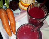 A picture of step 4 of Beetroot juice.