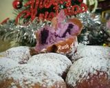 Foto langkah ke 6 dari resep Bomboloni ubi ungu eggless 🍠 isi ubi ungu 💜.