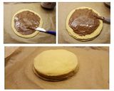 Hình bước làm 4 của món Nutella Star Bread