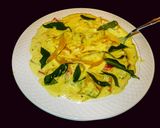 A picture of step 5 of Desi meets videsi -Paneer Piccata.