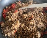 A picture of step 3 of Warm Mediterranean Red Quinoa Salad 🥗.