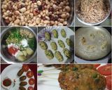 A picture of step 2 of Peas, bhatt and potato ke cutlets.