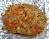 A picture of step 3 of Onion Tomato Egg Omelette.