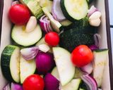 Sült cukkínis tésztaszósz recept fázis 1 fotója