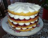 Mascarponés málna torta recept fázis 7 fotója