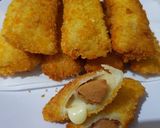 Foto langkah ke 4 dari resep Roti gulung sosis keju.