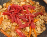 Foto del paso 3 de la receta: Tagliatellis de arroz con ternera y bacon