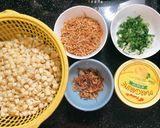 Hình bước làm 1 của món Bắp xào tép khô