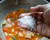 A picture of step 9 of Thinai (Foxtail Millet) Sambar Sadam.
