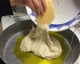 A picture of step 4 of Focaccia Barese.