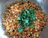 A picture of step 4 of Farali (fasting) Sabudana Khichdi.