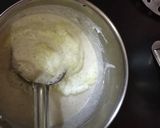 A picture of step 3 of Samak rice Idli with Peanut chutney.