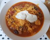 A picture of step 6 of Mexican Chicken Soup.