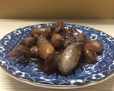 Hình bước làm 4 của món Mực hấp kho keo