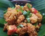 Foto langkah ke 6 dari resep Tempe Karaage Bumbu Pecak.