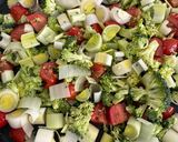 Foto del paso 1 de la receta: Salmón al horno con verduras y arroz