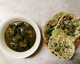 A picture of step 13 of Hariyali Chicken and Butter Naan.