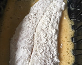 Foto del paso 5 de la receta: Filete de pescado frito y guarniciones